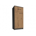 Komoda biurowa na cokole drzwi pojedyncze z szufladą górną 