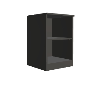 Kontener na cokole otwarty