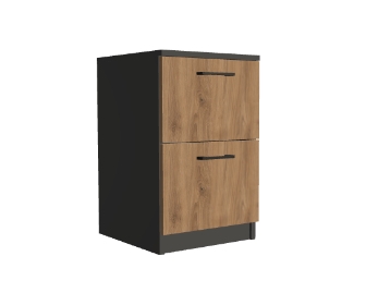 Kontener na cokole z dwiema szufladami