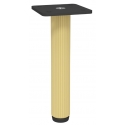 NOMET Z-4619-150RA1.A2-P61 Noga do mebli, H 150mm, anoda złota-czarny mat
