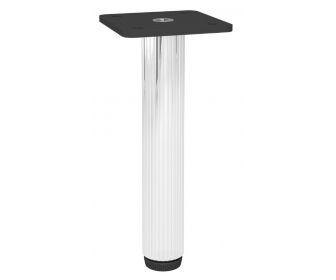 NOMET Z-4619-150RA1.G2-P61 Noga do mebli, H 150mm, chrom połysk-czarny mat