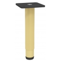 NOMET Z-4620-150RA1.A2-P61 Noga do mebli, H 150mm, anoda złota-czarny mat