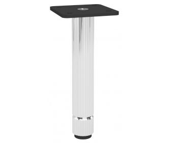 NOMET Z-4621-150RA1.G2-P61 Noga do mebli, H 150mm, chrom połysk-czarny mat