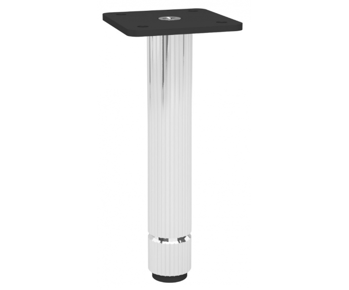 NOMET Z-4621-150RA1.G2-P61 Noga do mebli, H 150mm, chrom połysk-czarny mat