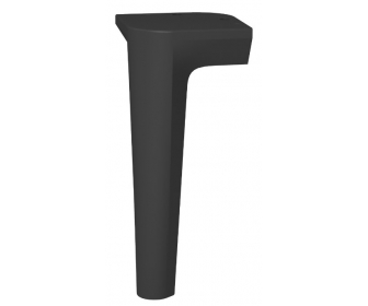 NOMET Z-6913-001.P61 Noga do mebli, H 140mm, czarny mat