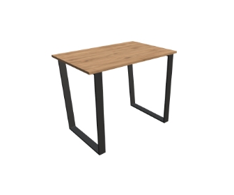 Biurko loftowe z nogami w kształcie trapezu