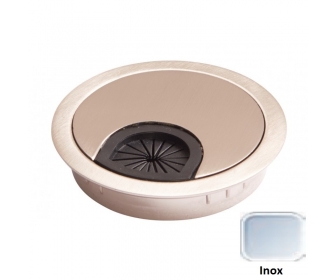 PRZEPUST KABLA OKRĄGŁY 60 INOX METALOWY