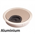 PRZEPUST KABLA OKRĄGŁY 60 ALUMINIUM  METALOWY