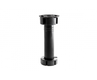 Nóżka plastikowa czarna 150 B stopka okrąg.