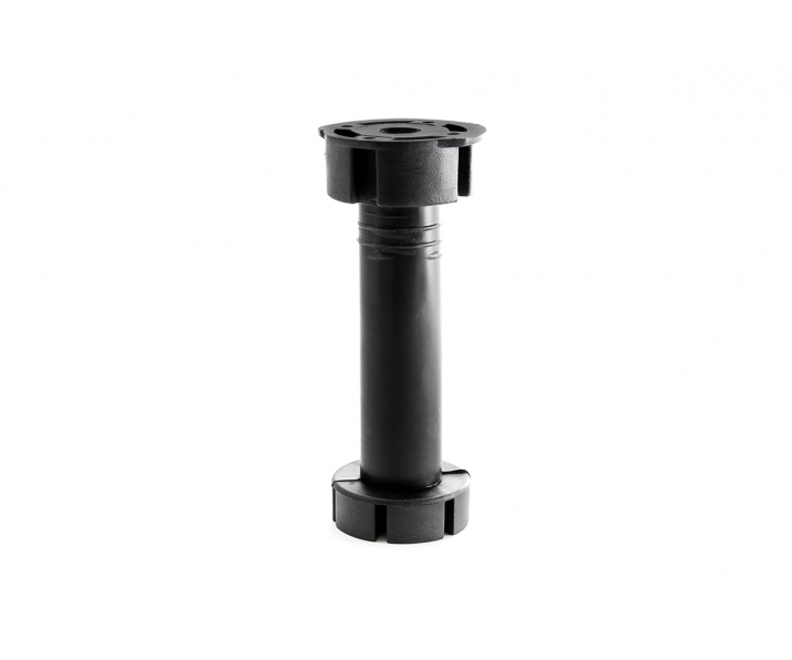 Nóżka plastikowa czarna 150 B stopka okrąg.