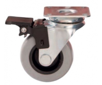 Kółko z płytką guma AMIX 40MM HAMULEC