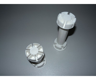 KAS. Nóżka plastikowa H- 150 Biała 