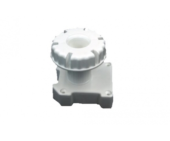 KAS. Nóżka plastikowa wzmacniana H- 100 Biała 