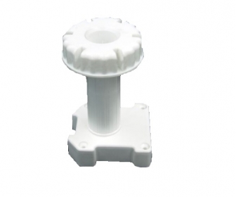 KAS. Nóżka plastikowa wzmacniana H- 150 Biała 