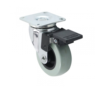 Kółko z płytką guma AMIX 50MM HAMULEC