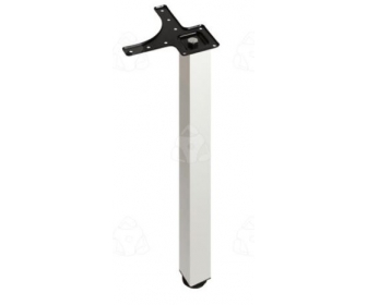 Noga L-710 KWADRAT górne mocowanie BIAŁA