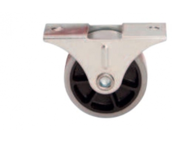 Kółko ROLKA sztywna gumowana 40mm