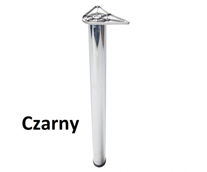 Noga Okrągła  60 H-710 Czarna AMIX-NOVA