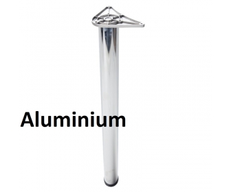 Noga Okrągła  60 H-1100  Aluminium AMIX-NOVA