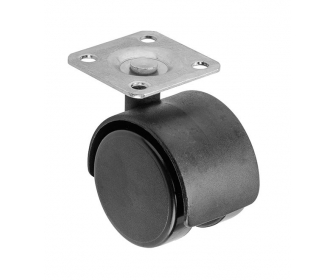 Kółko meblowe O50 czarne