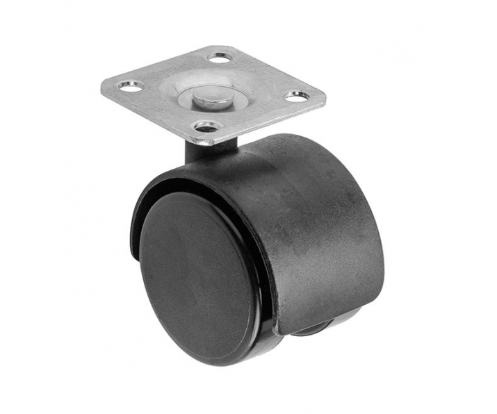 Kółko meblowe O50 czarne