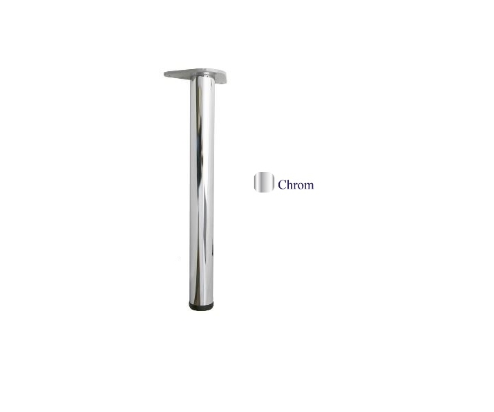 Noga LG-78 60x710 chrom z trójkątnym mocowaniem