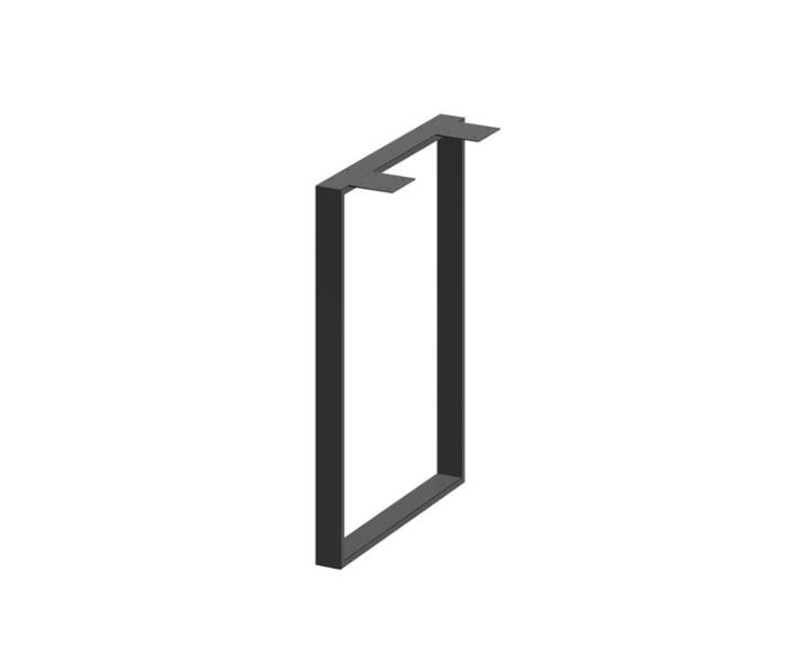 Noga blatu 820x550 czarny strukturalny