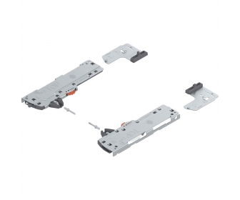 TIP-ON BLUMOTION zestaw (Jednostka + Zabierak) do LEGRABOX/MOVENTO, Typ L3, dł. NL 350-750 mm, Całkowita waga szuflady 15-40 kg