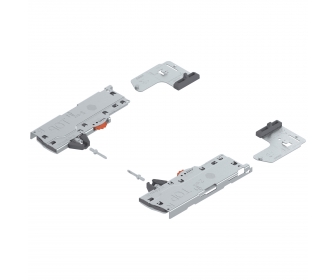 TIP-ON BLUMOTION zestaw (Jednostka + Zabierak) do LEGRABOX/MOVENTO, Typ S1, dł. NL 270-349 mm, Całkowita waga szuflady 10-20 kg