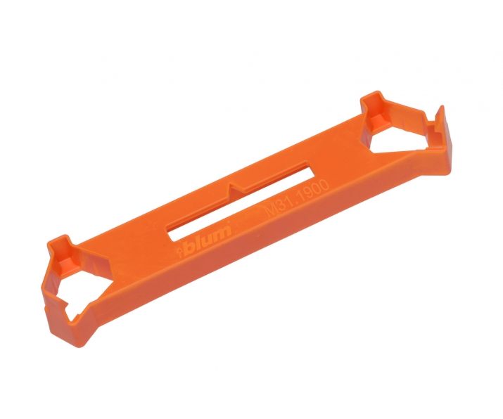 ECODRILL, Dodatkowy element do obróbki drzwi składanych, wiercić pionowo, pomarańczowe