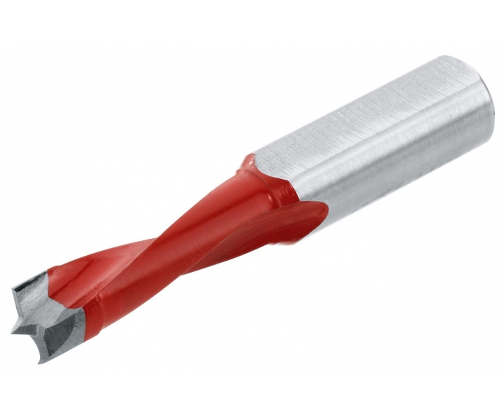 Wiertło, 8 mm x 57 mm, lewe, na czerwono