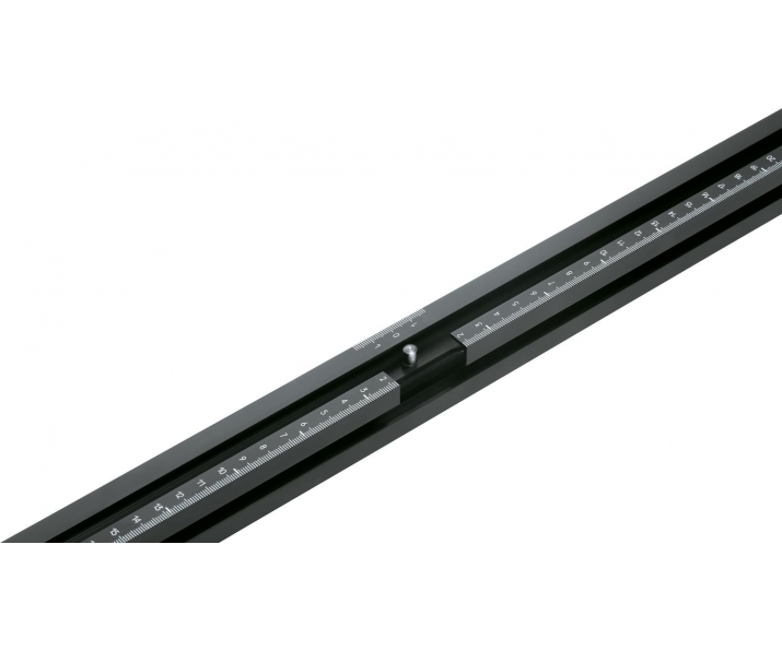 liniał podstawowy, do PRO-CENTER, 1 szt., Skala od punktu zerowego do: 850 mm w lewo, 850 mm w prawo, czarna E6/C35
