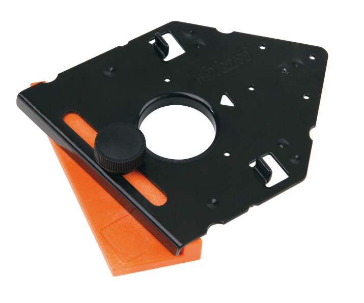 wzornik wiertarski, do Zawiasy oraz prowadniki na wkręty do płyty wiórowej, 