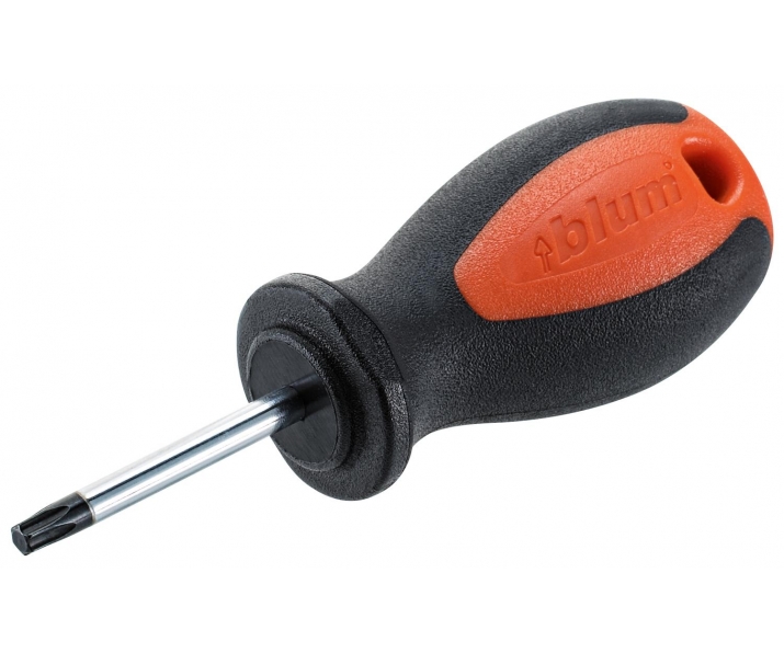 śrubokręt, Klucz Torx Gr. T20, Długość całkowita (z łbem) 100 mm, pomarańczowe