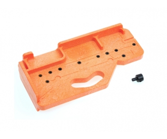 wzornik wiertarski, do LEGRABOX dno/ścianka tylna, pomarańczowe