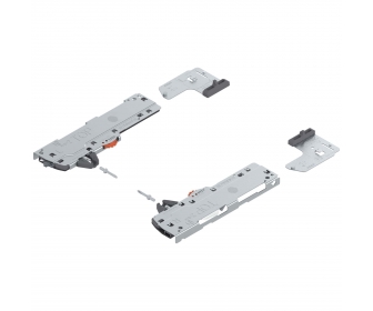 TIP-ON BLUMOTION zestaw (Jednostka + Zabierak) do LEGRABOX/MOVENTO, Typ L5, dł. NL 450-750 mm, Całkowita waga szuflady 35-70 kg