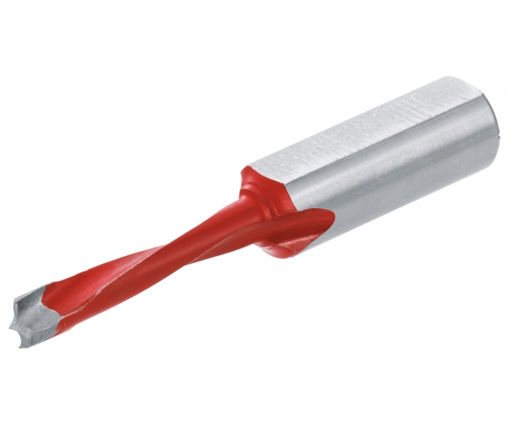 Wiertło, 5 mm x 57 mm, lewe, na czerwono