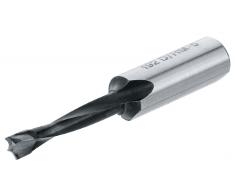 Wiertło, 2.5 mm x 57 mm, prawe, z wierzchołek dachowy, czarny