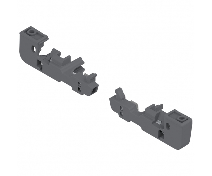 POSISTOP i regulacja głębokości do sprzęgła MOVENTO, prawy+lewy, R7037 ciemnoszara