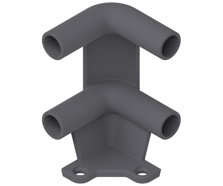 Narożnik szuflady tackowej szuflady tackowej, R7037 ciemnoszara