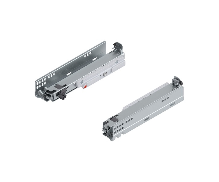 Zestaw prowadnic pełen wysuw MOVENTO TIP-ON 270mm, 40kg, cynkowany, BLUM 760H270T