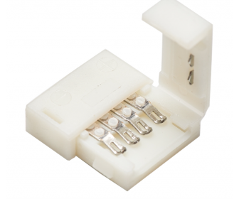 Złącze taśmy RGB 10mm 2-stronne z zatrzaskami