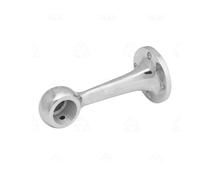 Uchwyt dystansowy z blokadą Q25 końcowy chrom