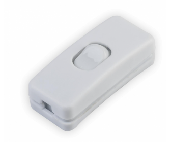 Włącznik przelotowy biały