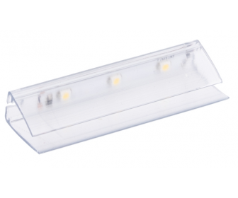 Klips Led plastikowy 2m konek. biały zimny