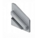 LED ZAŚLEPKA PROFIL KĄTOWY SZARA PRAWA TRILINE MINI 