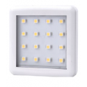 oczko led kwadrat  SQUARE 2   b/ciep  białe