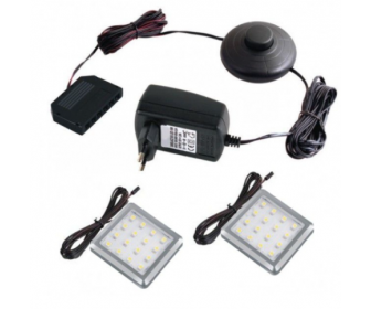 oczko led kwadrat  SQUARE 2   b/zimn  białe