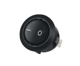 Wyłącznik kołyskowy W11, czarny