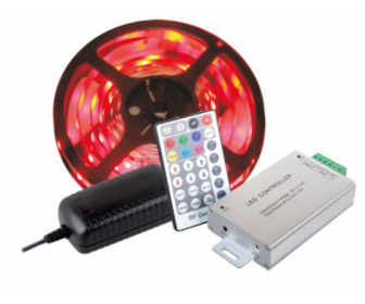 Zestaw RF led RGB w żelu typ 5050 37,5 W